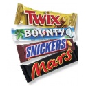 Bounty Twix Snickers Mars Chocolate Bars each