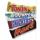 Bounty Twix Snickers Mars Chocolate Bars each