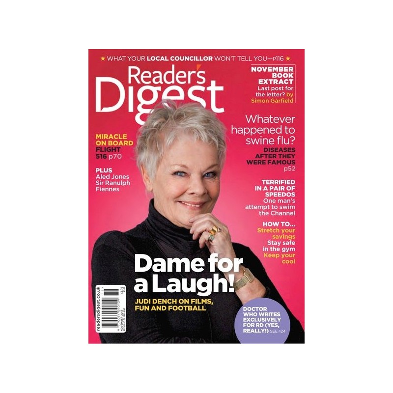 READERS DIGEST UK MAGAZINE READERS DIGEST UK MAGAZINE