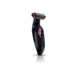 PHILIPS BG 2024 Body Groom HE with 2D pivoting head  brushed chrome M&F  Quick charge in 1 hour  back attachment Trap