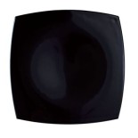 QUADRATO BLACK DINNER PLATE   