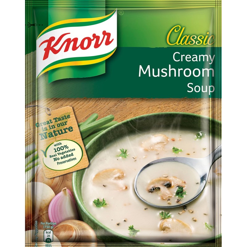Knorr Cream of Mushroom Soup 50g Knorr Cream of Mushroom Soup 50g