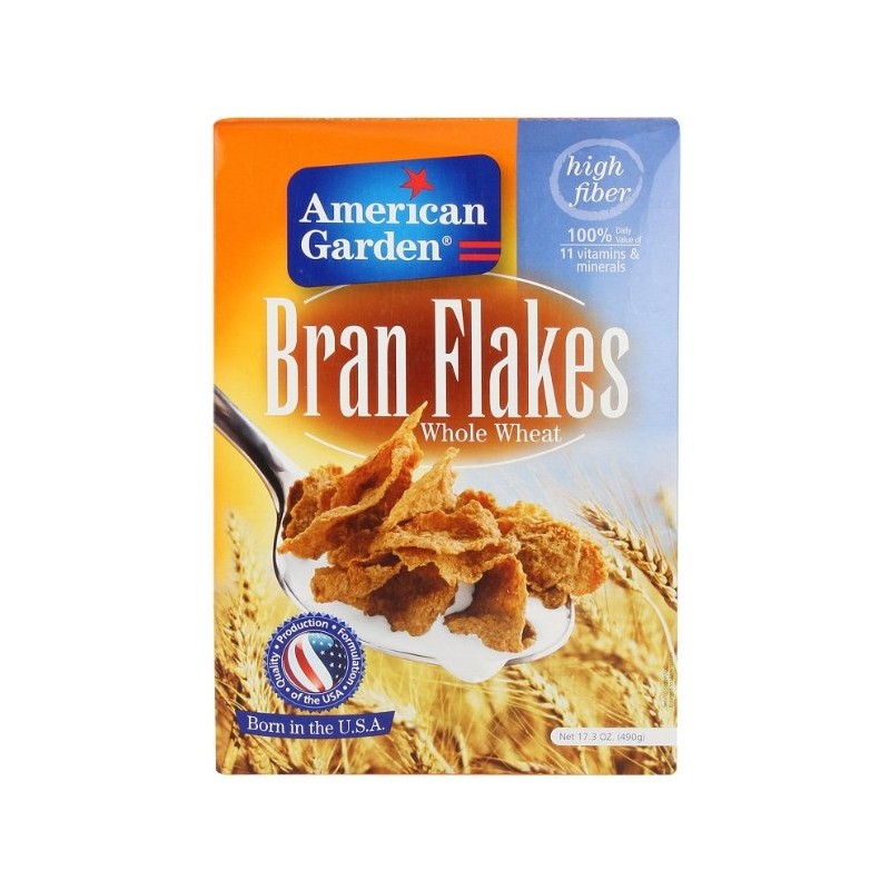 American Garden Bran Flakes 490g American Garden Bran Flakes 490g