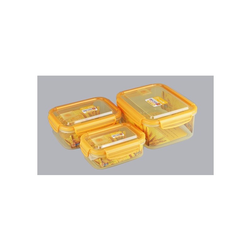 3 Piece Rectangular Food Container Set 3 Piece Rectangular Food Container Set