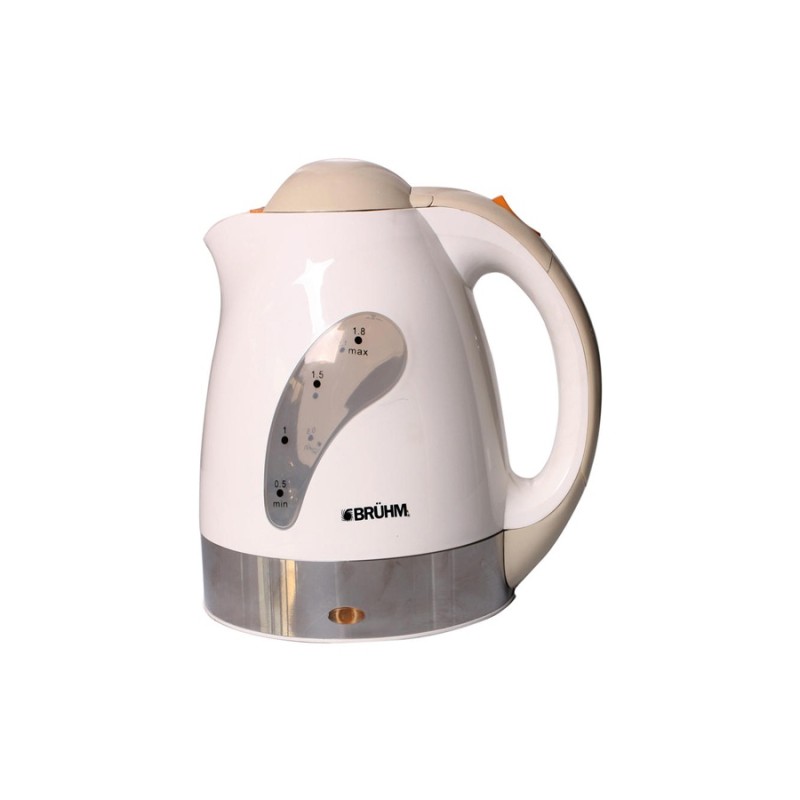 Bruhm 1.8 Litre Electric Kettle White Bruhm 1.8 Litre Electric Kettle White