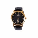 SlimStone Leather Analog  Watch 