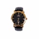 SlimStone Leather Analog  Watch 