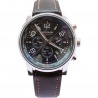 MONTBLANC Face Men's Watch With Chromes,Date & Leather Strap  Black