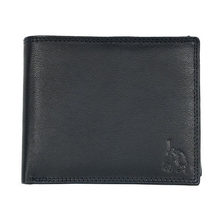 Polo genuine leather black Men's Wallets