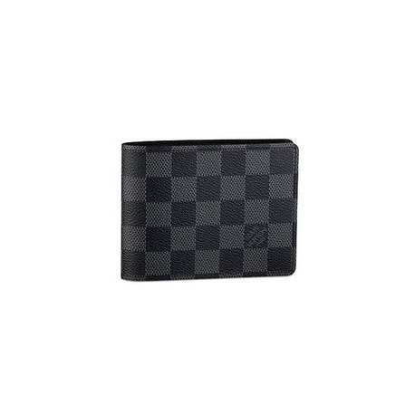 Buy Louis Vuitton Checkered Men&#39;s Wallet Black online
