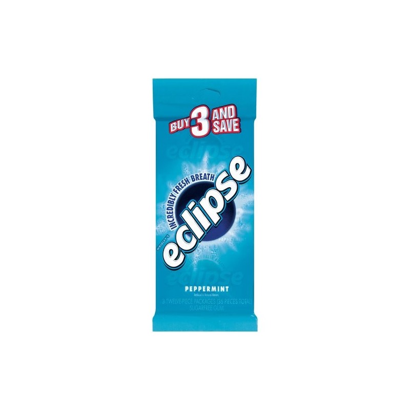 ECLIPSE S/FREE PEPPERMINT GUM ECLIPSE S/FREE PEPPERMINT GUM