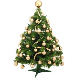 CHRISTMAS DECO.TREE SH.C/HLDER  
