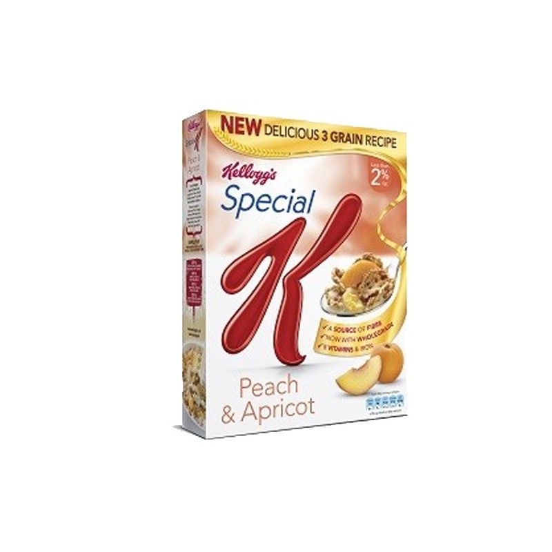KELLOGS S/K PEACH&APRICOT 320G KELLOGS S/K PEACH&APRICOT 320G